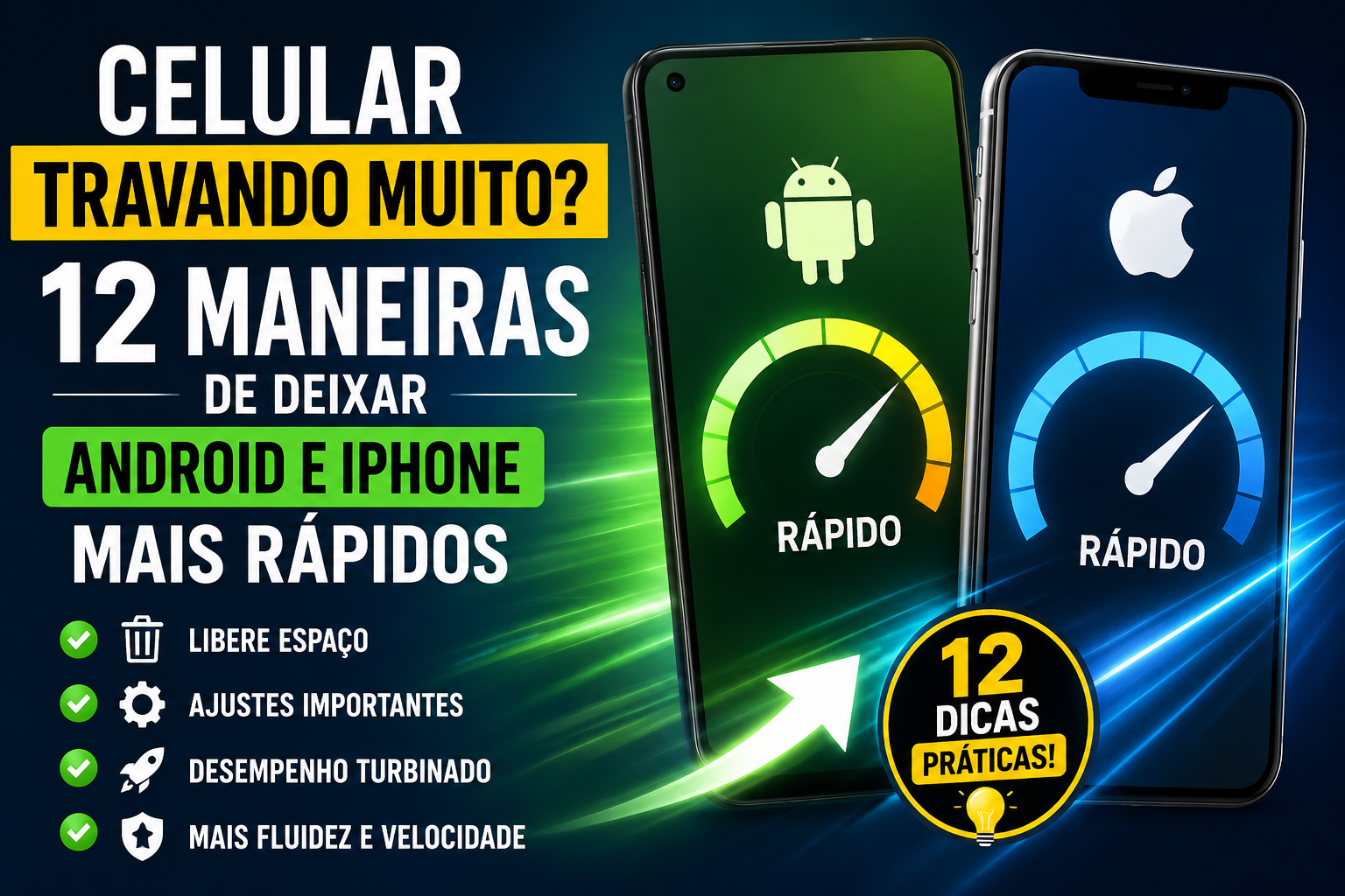 Celular travando muito 12 maneiras de deixar Android e iPhone mais rápidos
