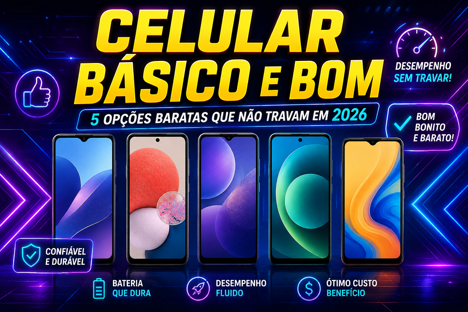 Celulares Bons e Baratos em 2026