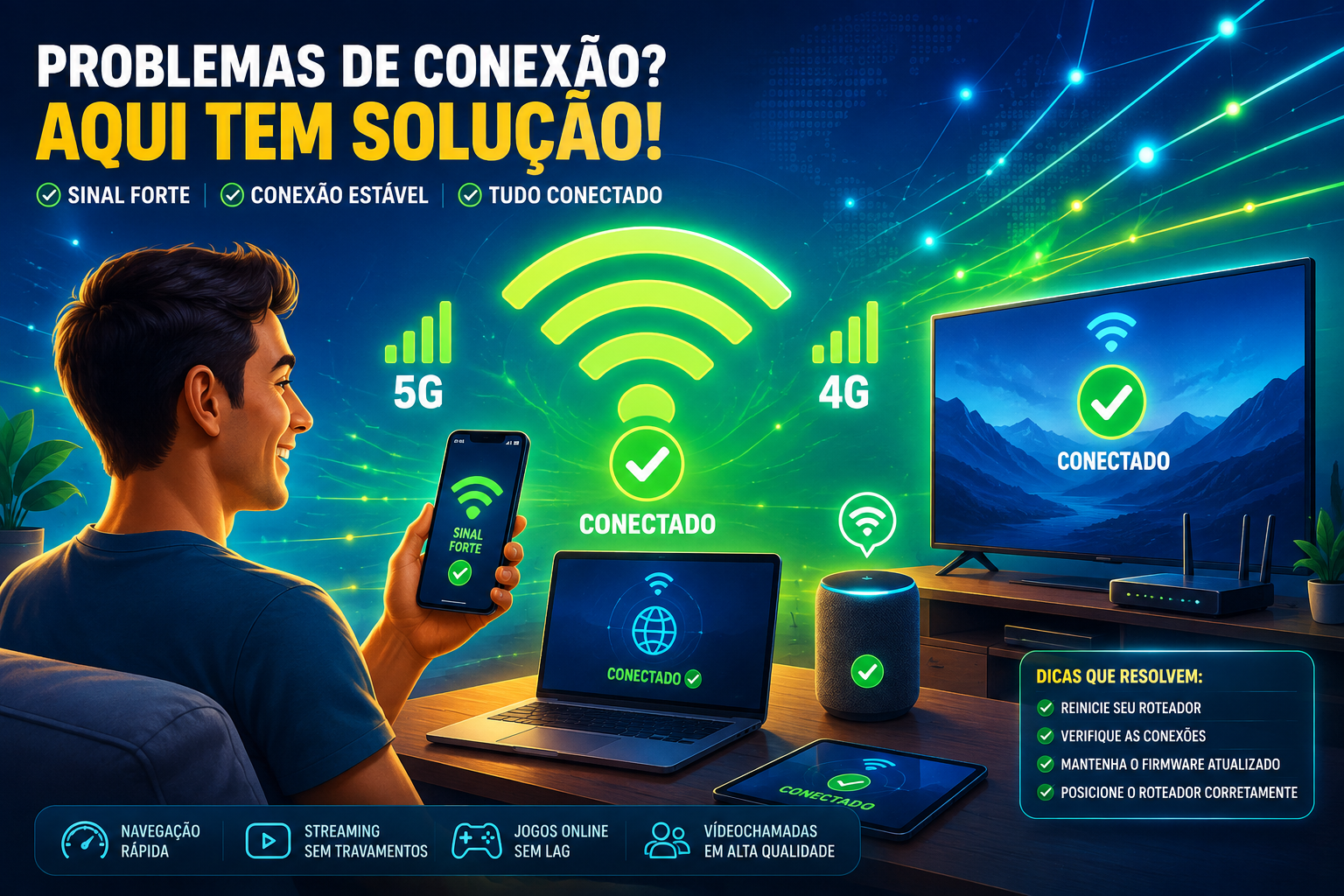 Conexão Resolvida, Tudo Conectado