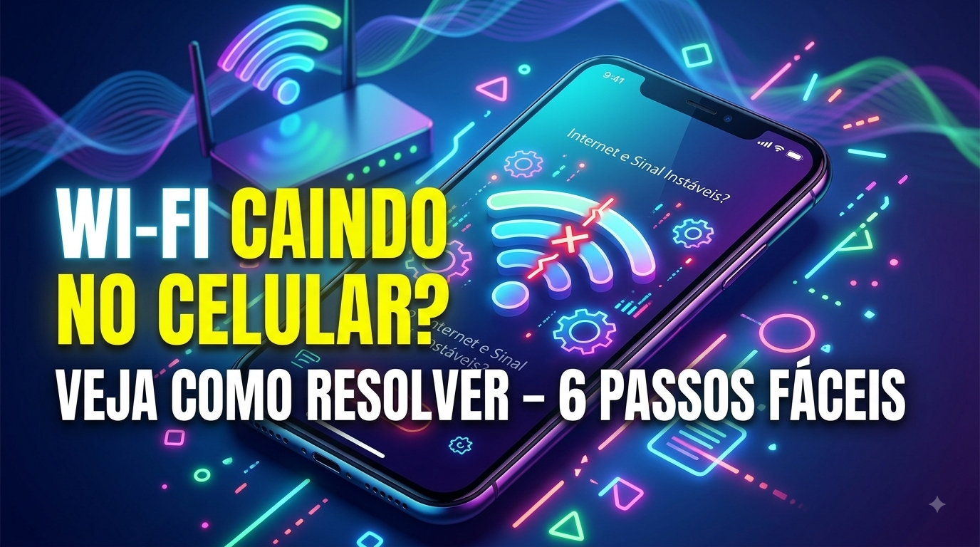 Wi-Fi Caindo Toda Hora ou Não Conecta no Celular Veja 6 Passos Simples Para Resolver